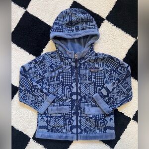 Patagonia 3T Boy’s/Unisex Fuzzy Lop Fleece Full-Zip Jacket